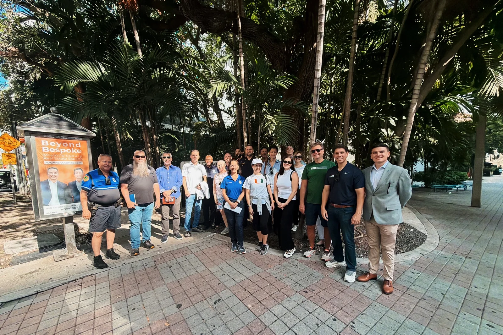 Participants in the collaborative District 3 community walkthrough
