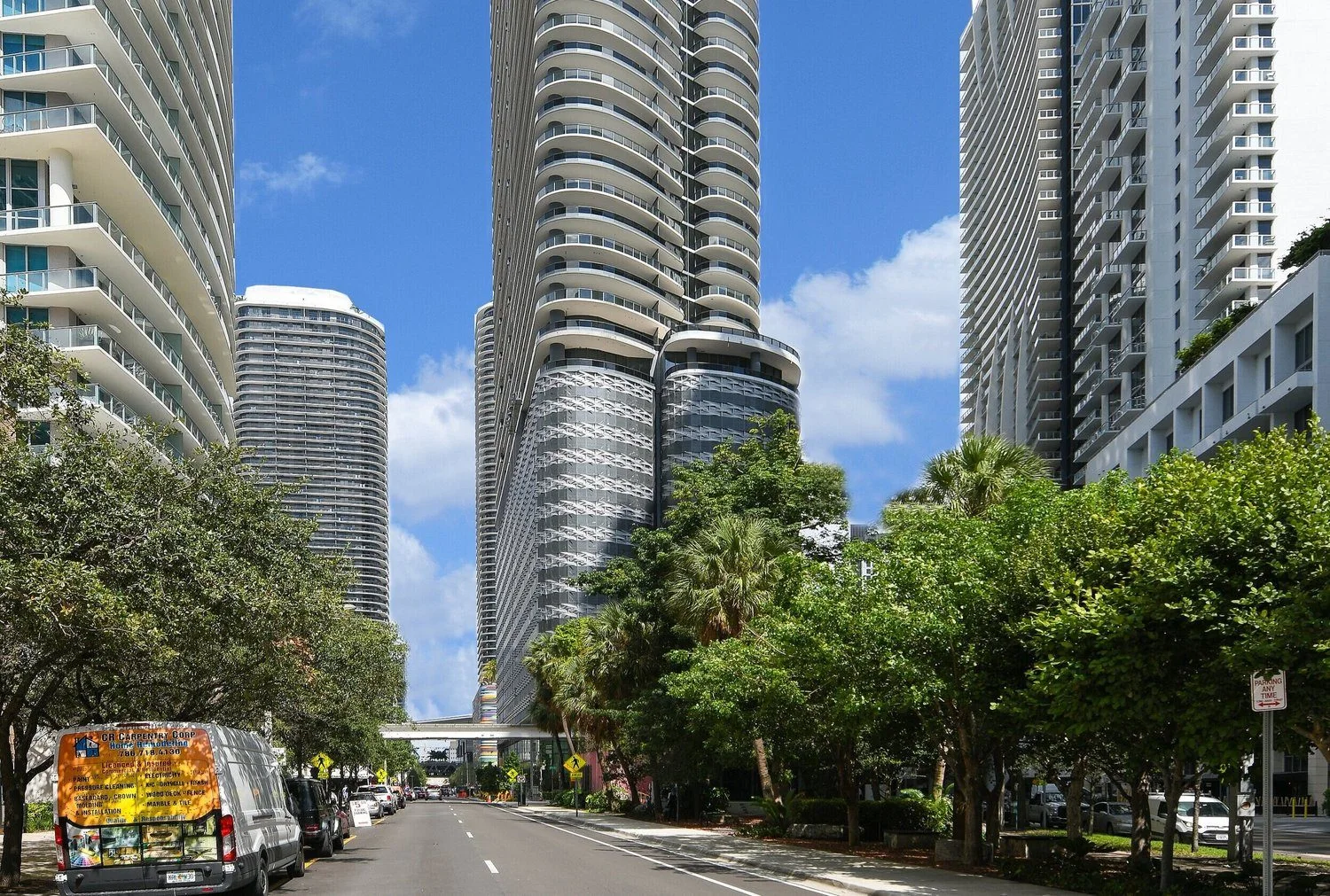 The Flatiron park and gallery area pictured in 2021